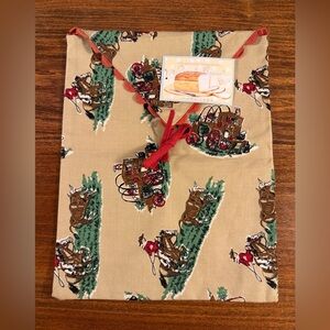 Moda Beige Stagecoach Patterned Bread Bag